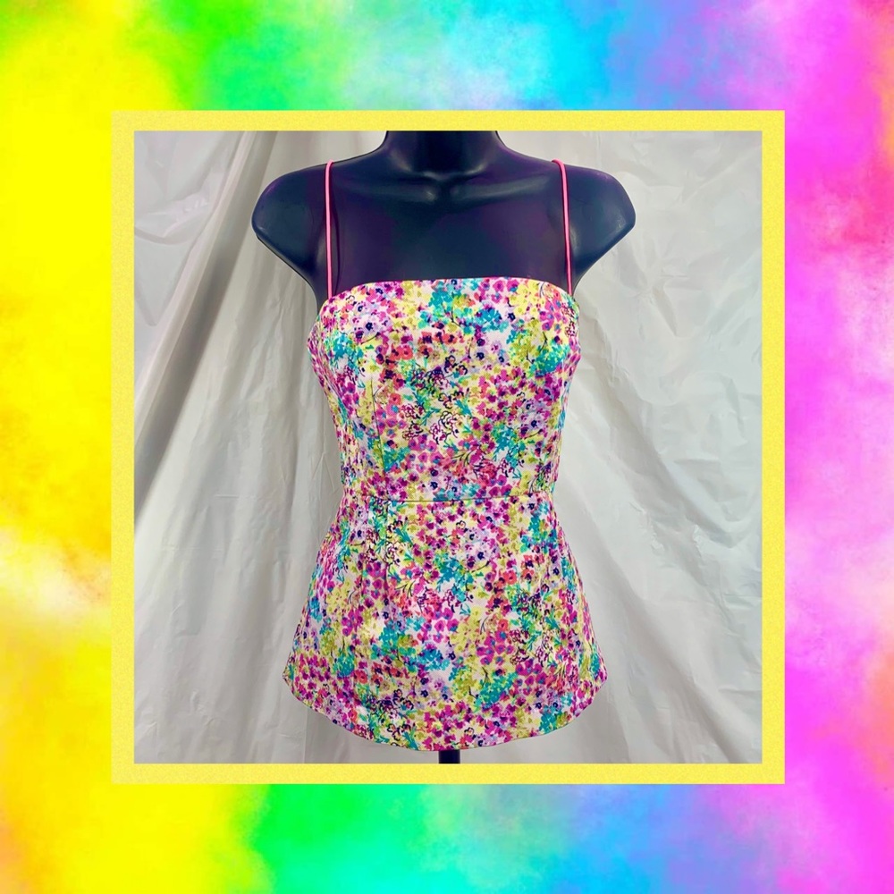 Vintage Victoria’s Secret Floral Bustier Cami (6)